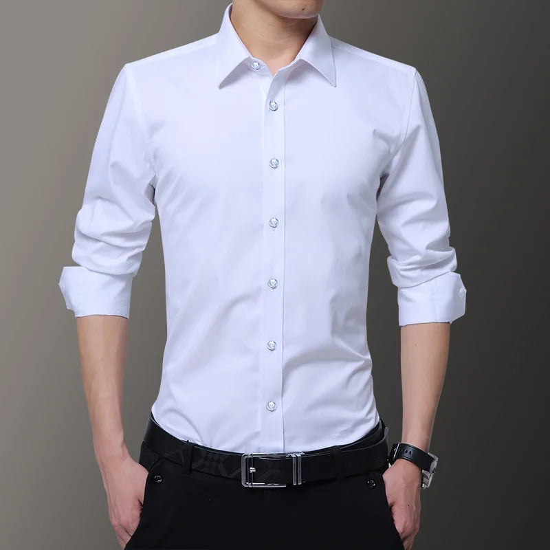 Camisa Social Masculina Slim Fit - Elegance