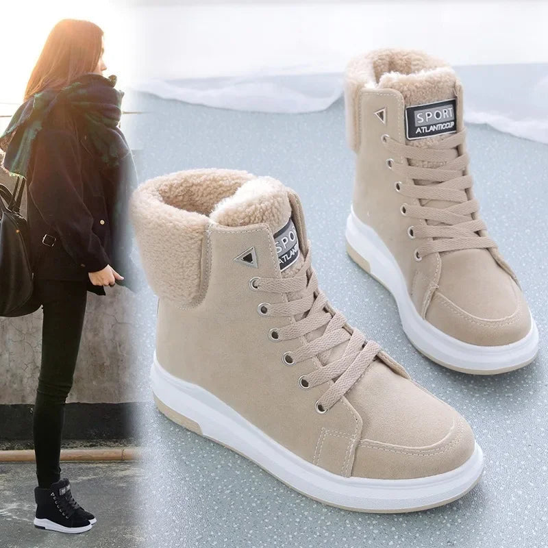 Bota Feminina de Inverno em Couro Legítimo - Glimpse