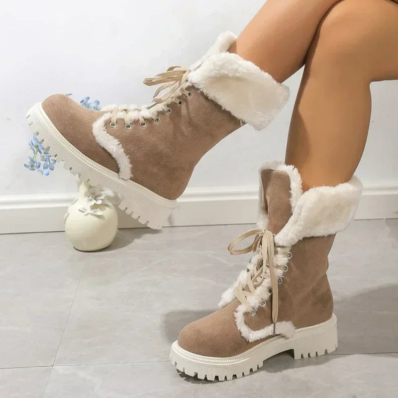 Bota Feminina de Inverno em Couro Legítimo - Invernal