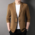 Blazer Casual Prime em Seda Gelo