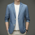 Blazer Casual Prime em Seda Gelo