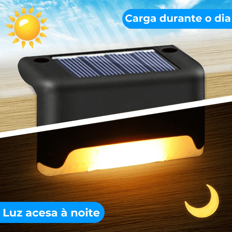 Luminária de Led Solar para Áreas Externas