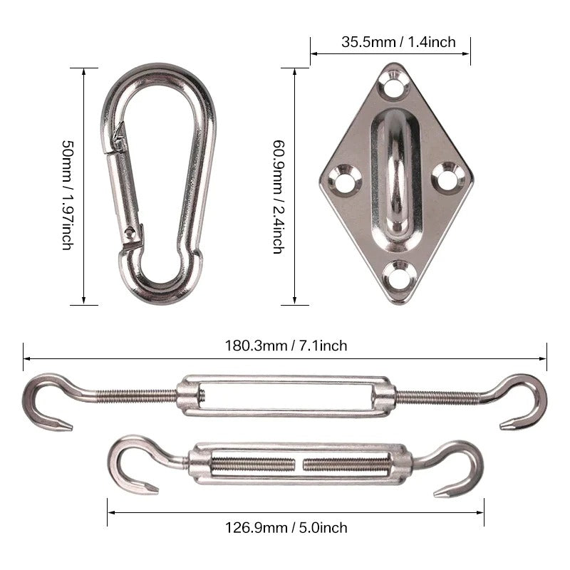 Kit de Instalação - Toldo Portátil