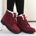 Bota Feminina de Inverno em Couro Legítimo - Flocus