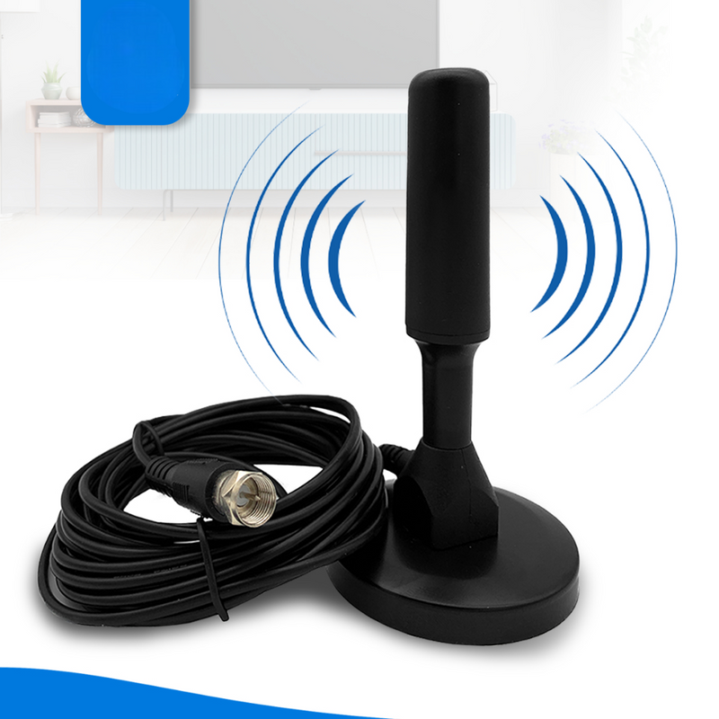 Kit Antena Tv Digital (interna/externa) Prova Agua - 5m Cabo