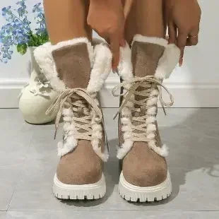 Bota Feminina de Inverno em Couro Legítimo - Invernal