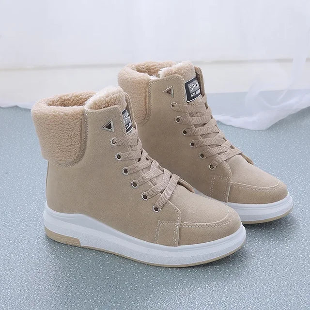 Bota Feminina de Inverno em Couro Legítimo - Glimpse