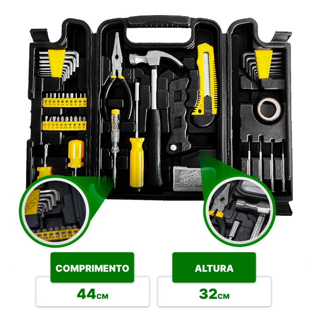 Jogo de Ferramentas 142 Peças - Titanium Duty